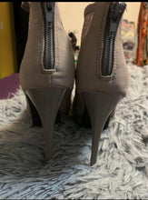 Load image into Gallery viewer, Gray Lace Ankle Boots
